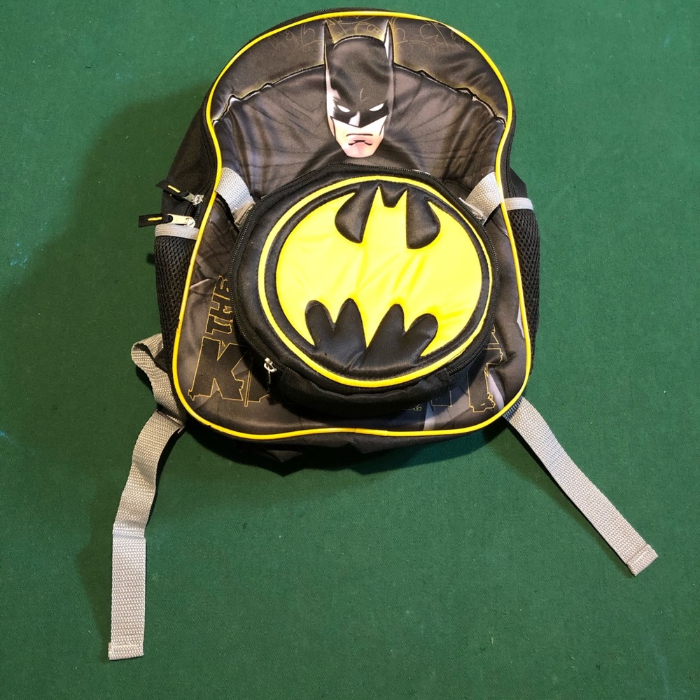 Batman Backpack with Lunchbox